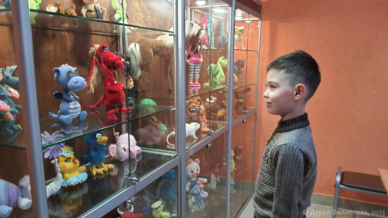 Вязаная игрушка выставка Пущино