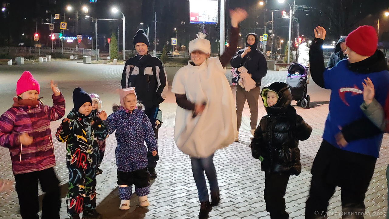 День рождения снежка