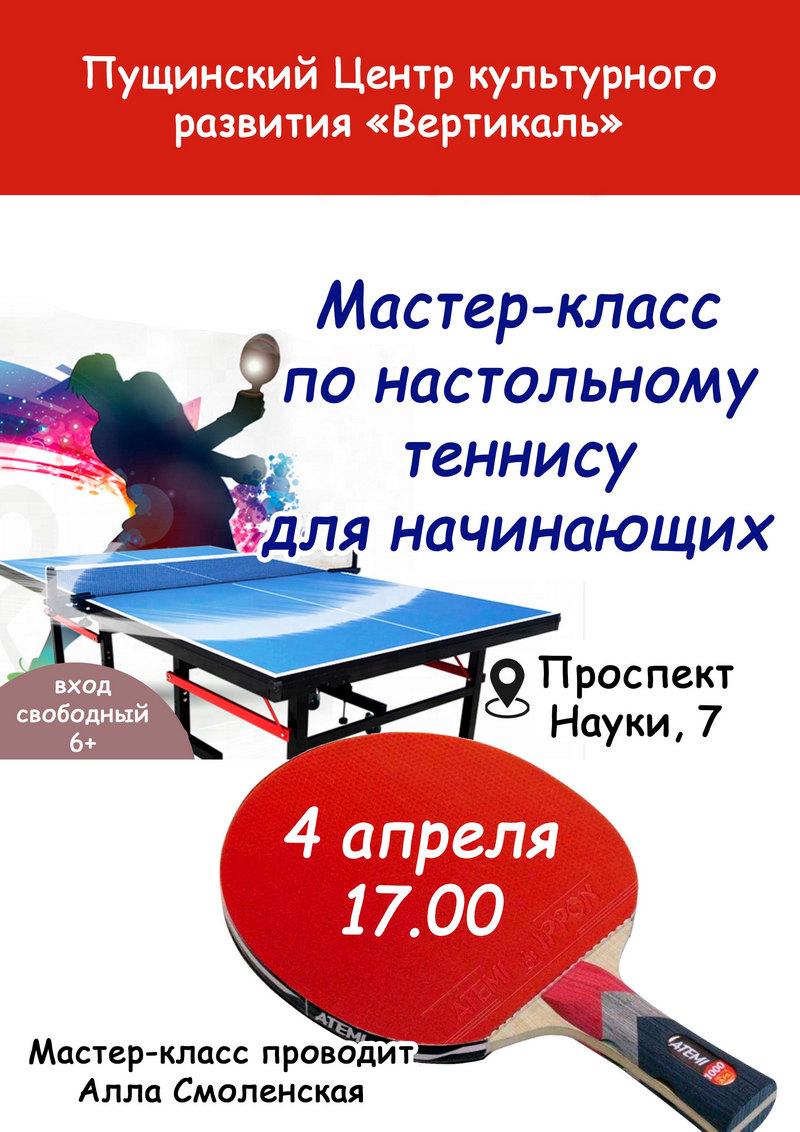 мастер класс теннис