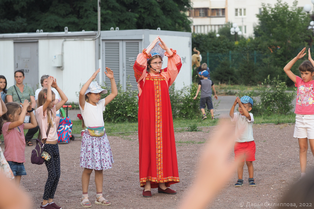 Детский праздник двора в городе Пущино 2022 фото