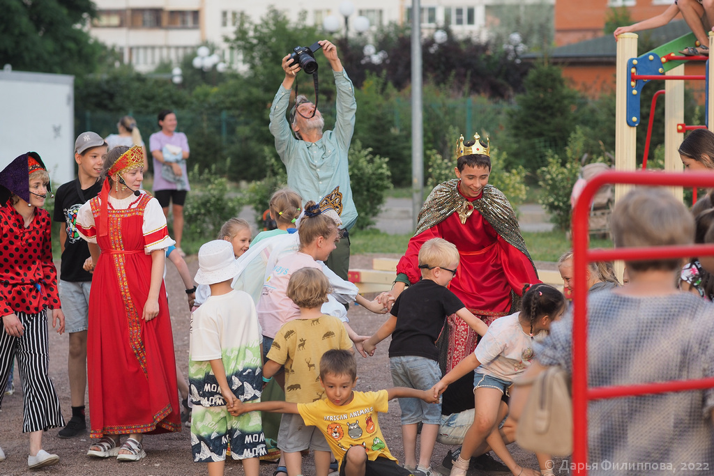 Детский праздник двора в городе Пущино 2022 фото