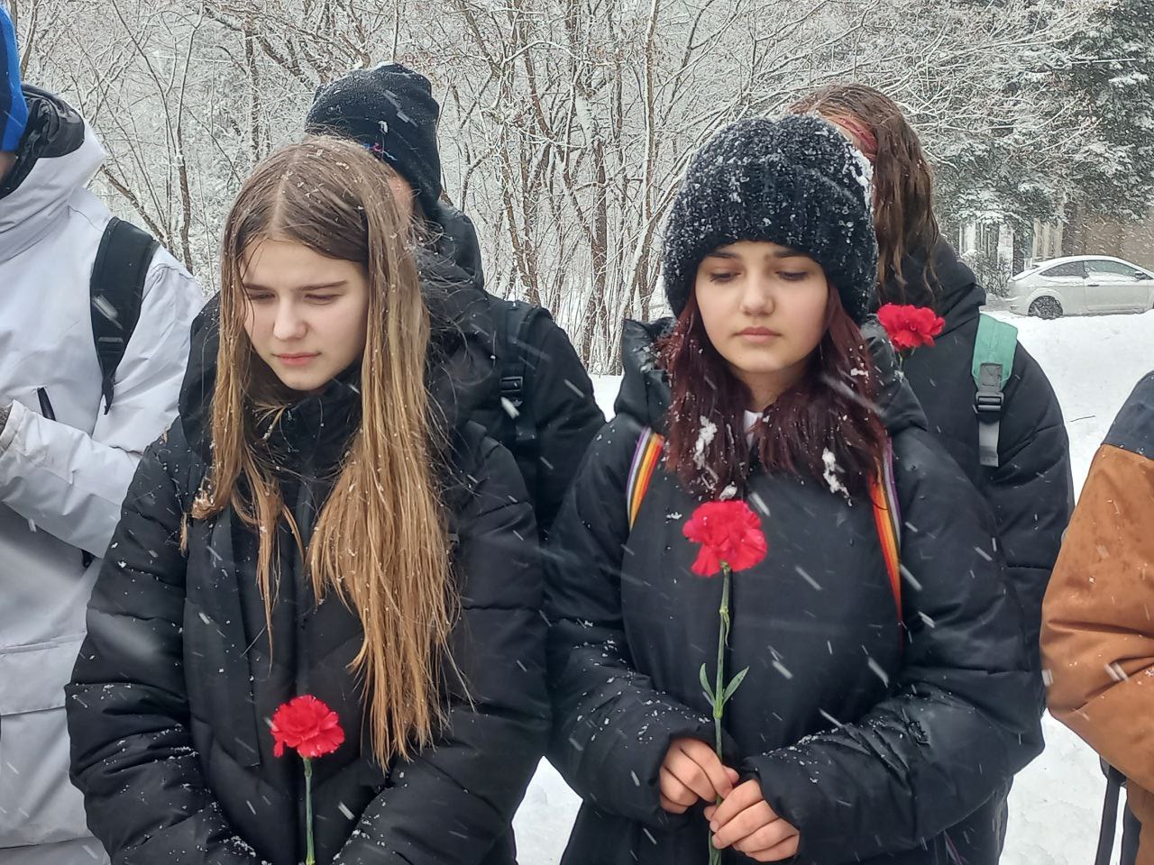 Торжественный митинг 14 февраля 2023 года Пущино